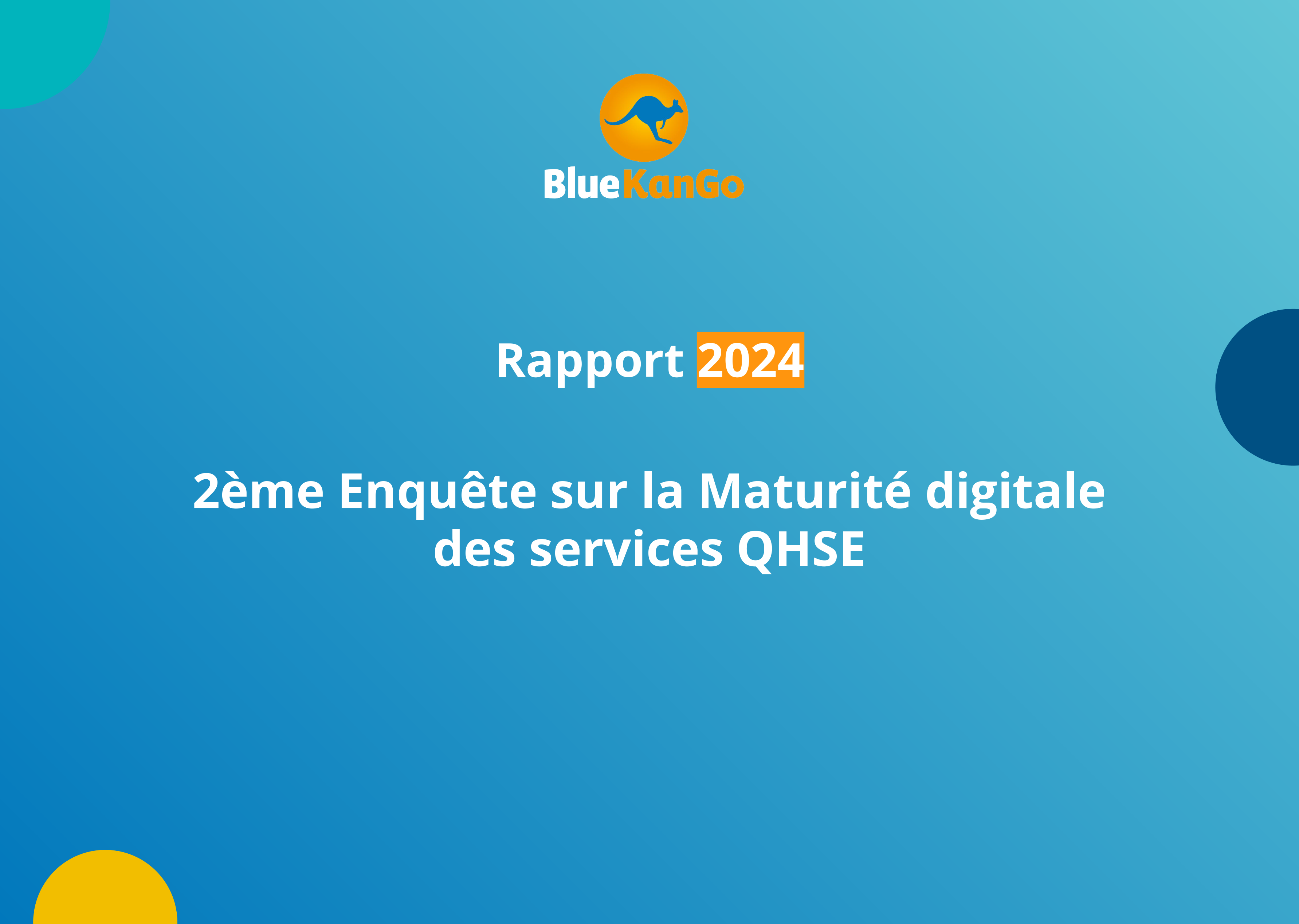 [Rapport 2024] Maturité Digitale Des Services Qualité Et HSE